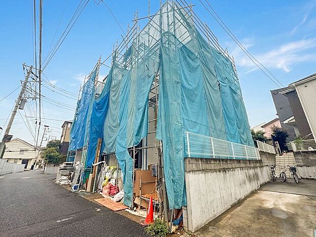 2号棟【外観】モデル棟のご案内も可能です。ぜひ、現地と近隣の施工例を御見学ください。