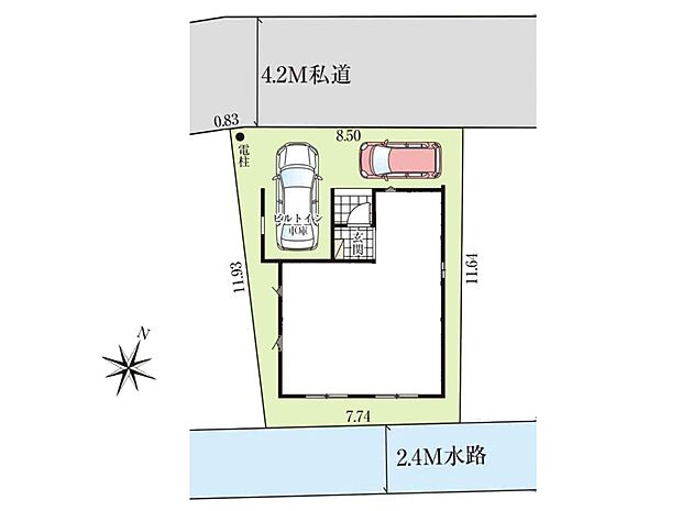 【区画図】是非とも現地をご確認ください。