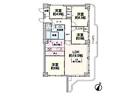 スカイフロントタワー川口 4LDKの間取図画像