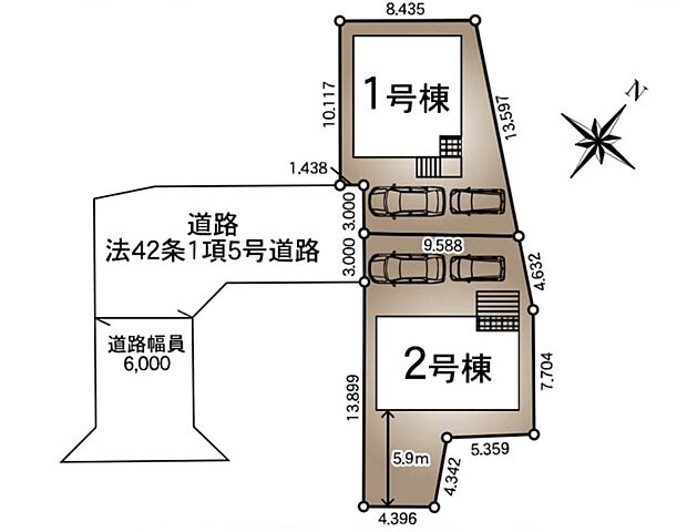 【区画図】是非とも現地をご確認ください。