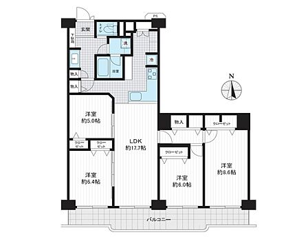 【間取図】是非とも現地をご確認ください。