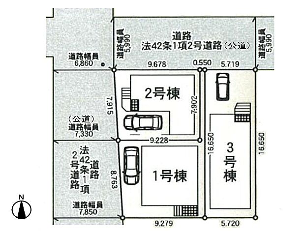 【区画図】是非とも現地をご確認ください。