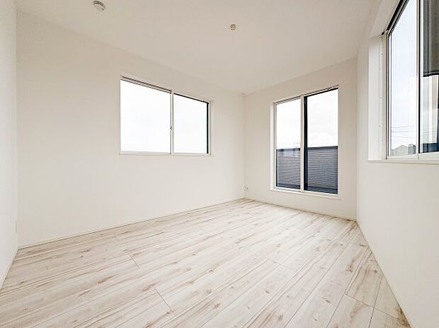【寝室6.5帖】充実した生活は伸びやかな居室空間から始まります。快適に・伸びやかに。心の潤いを求める方々へ。