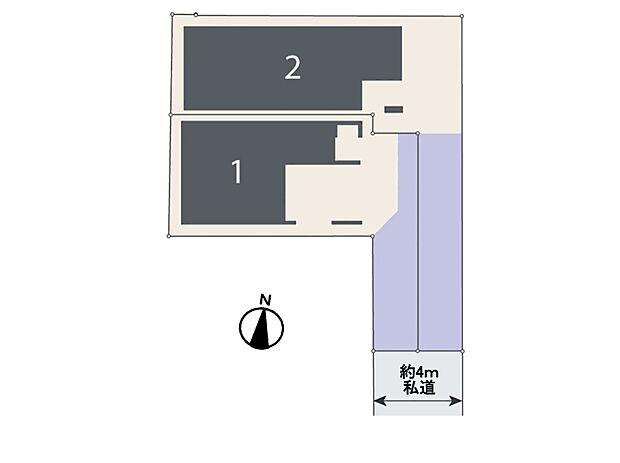 【区画図】是非とも現地をご確認ください。