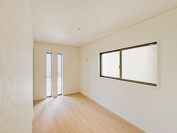 【洋室6帖】充実した生活は伸びやかな居室空間から始まります。快適に・伸びやかに。心の潤いを求める方々へ。