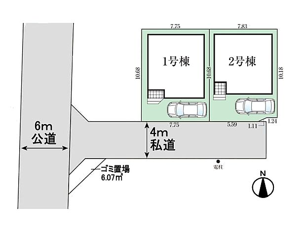 【区画図】是非とも現地をご確認ください。
