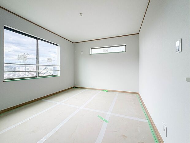 【洋室】充実した生活は伸びやかな居室空間から始まります。快適に・伸びやかに。心の潤いを求める方々へ。