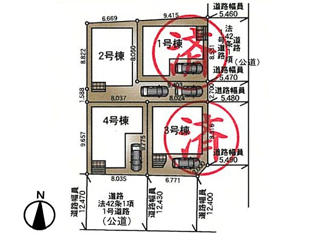 【区画図】是非とも現地をご確認ください。