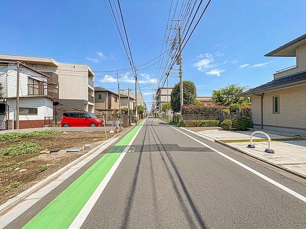 【前面道路】家の良し悪しだけでなく周辺環境も重要なポイント。