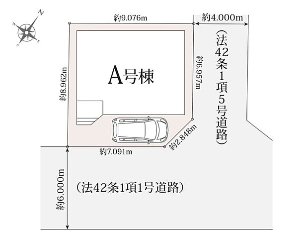 【区画図】是非とも現地をご確認ください。