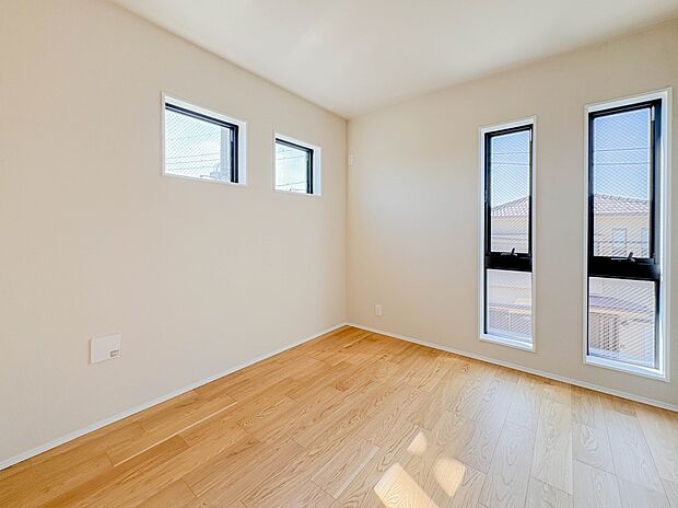 【子供部屋5.2帖】充実した生活は伸びやかな居室空間から始まります。快適に・伸びやかに。心の潤いを求める方々へ。