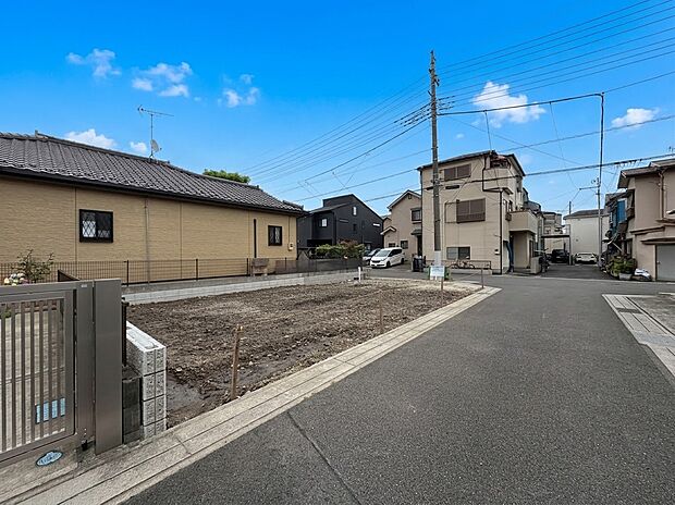 【現地土地写真】「この土地に、どんな家が建てられるかな?」いろいろイメージを膨らませてください!
