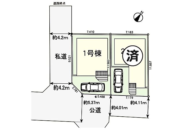 【区画図】是非とも現地をご確認ください。