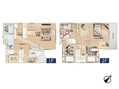 間取り：【間取り図】