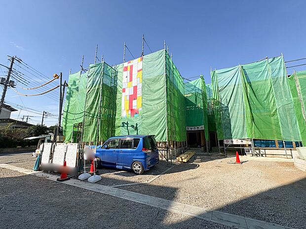 【駐車場】駐車2台が可能な広さ