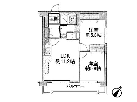 【間取図】是非とも現地をご確認ください。