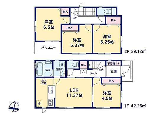 間取り さいたま市北区日進町3丁目