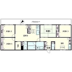東京メトロ丸ノ内線 南阿佐ケ谷駅 徒歩5分の賃貸アパート 1階5LDKの間取り