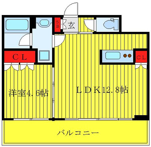 パークキューブ西ヶ原ステージ 416｜東京都北区西ケ原4丁目(賃貸マンション1LDK・4階・40.65㎡)の写真 その2