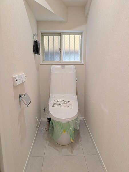 1階・2階にトイレがあるのでトイレ渋滞は心配いりません（1階トイレ：2026年4月撮影）