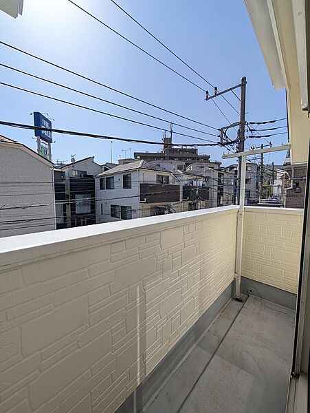 陽当り申し分ないので洗濯物は直ぐに乾きそうです。（2026年4月撮影）