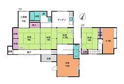 長崎県諫早市小長井町 中古戸建 5LDKの間取り