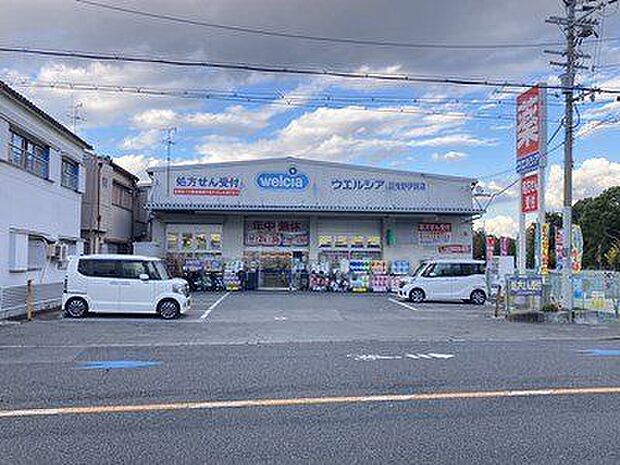 ウエルシア羽曳野伊賀店 徒歩11分。 840m