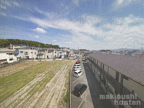 お家の北側からの眺望になります♪