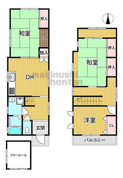 間取りを拡大表示