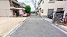 外観：南東角地で日当たり良好・開放感のある32.2坪（106.54m2）の更地です♪建築条件なしの土地！近鉄南大阪線「土師ノ里」駅より徒歩14分の立地！