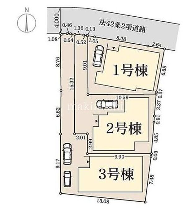 3区画限定の分譲新築！令和7年6月完成予定！大阪メトロ御堂筋線「新金岡」駅より徒歩10分の立地♪