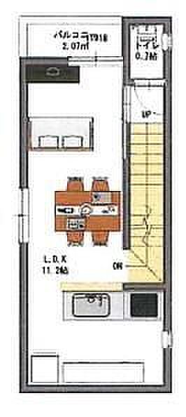 2階間取り図 現況:未着工の為、間取り変更可能です!詳細につきましてはお問合せください♪