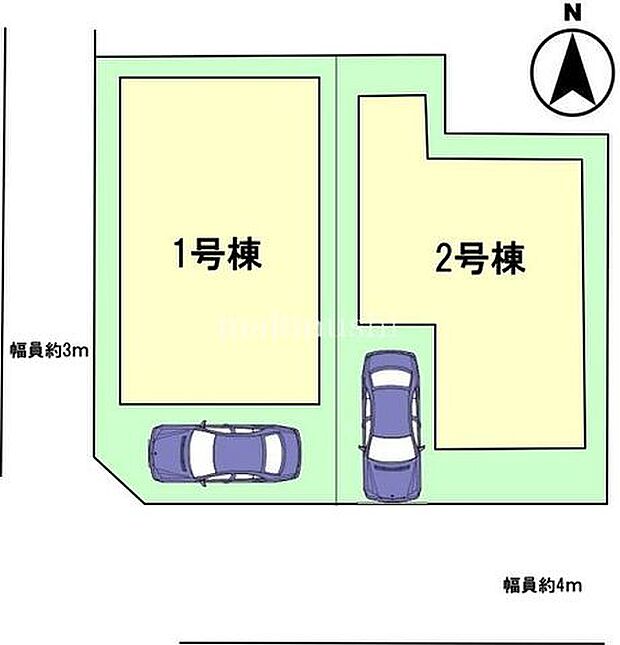 2区画限定の新築分譲物件！全区画南向きで陽当たり良好な4LDK！駐車場は全棟1台分ございます♪