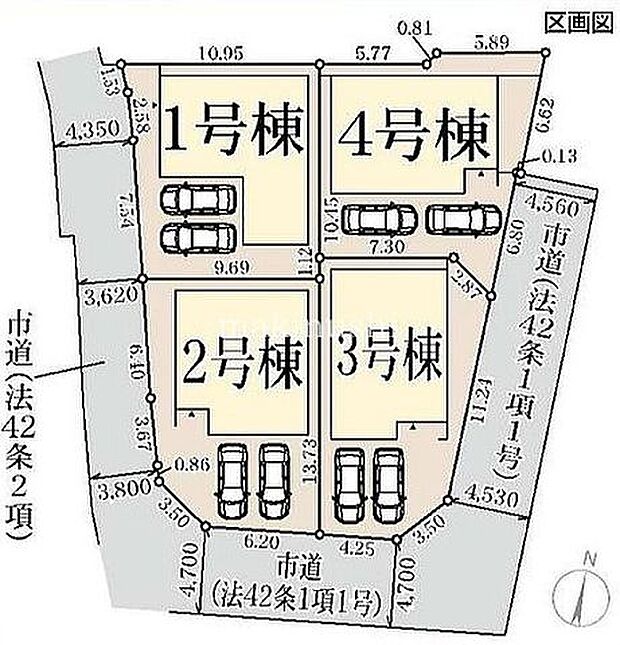 4棟限定分譲!近隣は公園の多い閑静な住宅地です♪落ち着いた環境で子育てがしたいファミリー層におすすめ♪