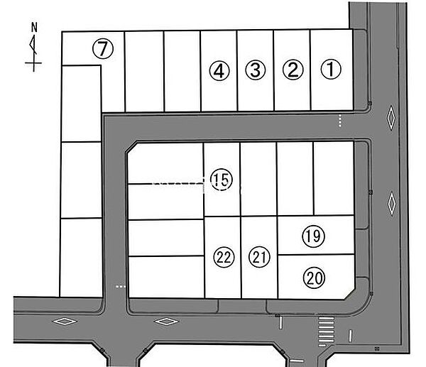 全22区画の大型分譲地の1期販売！建築条件なしの更地の土地です♪近鉄南大阪線「恵我ノ荘」駅より徒歩約12分の立地！