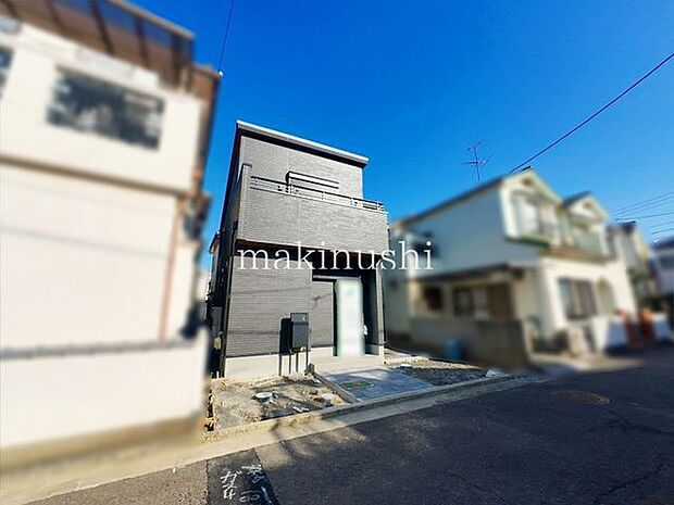 外観落ち着きのある街並みです