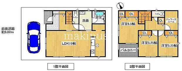 間取図3LDKの間取りになります