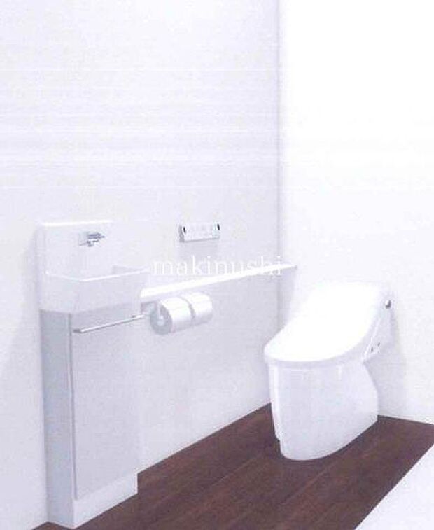 トイレトイレパース図ですトイレは1階と2階にあります、夜のおトイレも階段を上り下りしないですみますね。