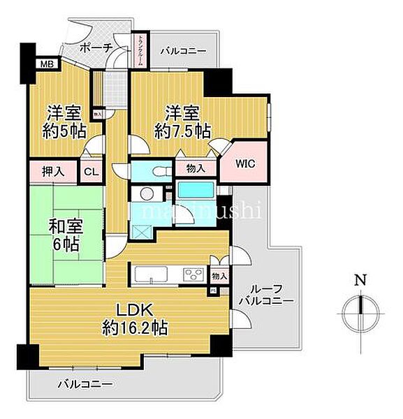 間取りを拡大表示