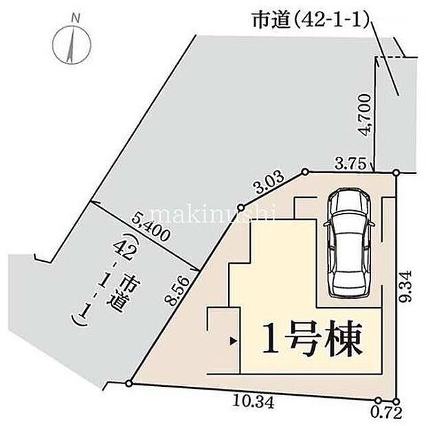 区画図現在工事中ですが、現地でのご案内・ご説明が可能です。実際の周辺環境や土地の広さ、建物の配置などもご確認いただけます。完成前の今だからこそ、住まいのイメージを膨らませながらご検討いただけます。
