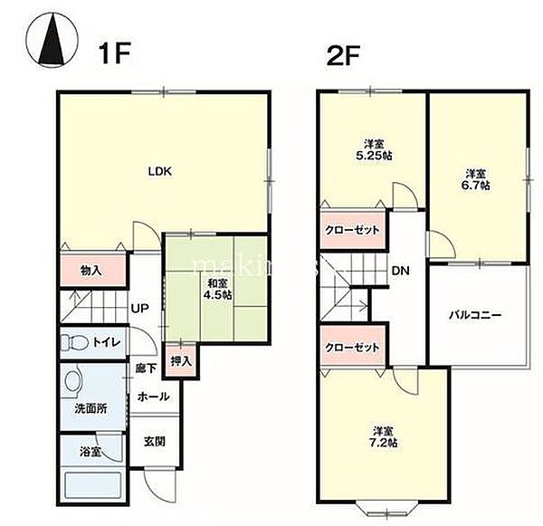 間取りを拡大表示