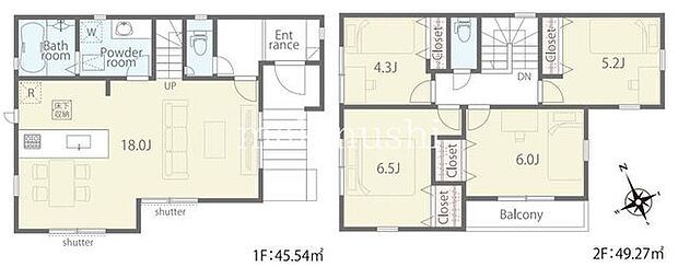 4LDK完成済ですぐにお住まい頂けます。
