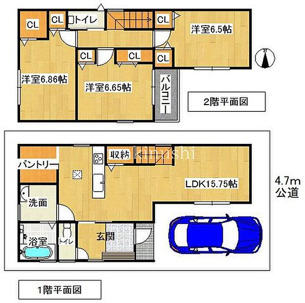 ファーストタウン松原市丹南4丁目新築3SLDK 2階建です