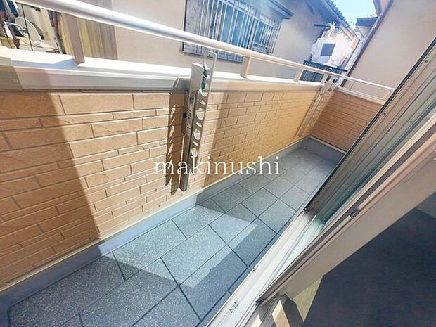 2F　バルコニー風通しの良い明るいバルコニーです。