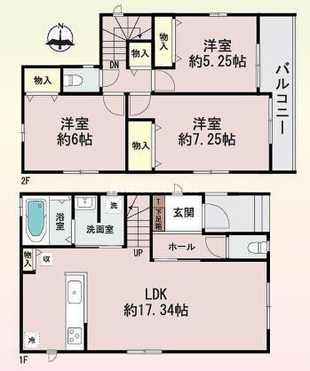 間取図使い勝手良い間取り3LDK