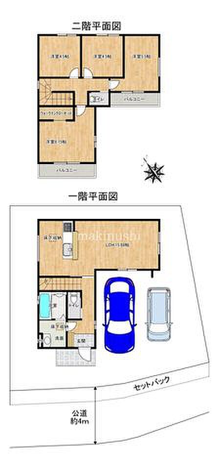 間取図4LDKのお家になりますお客様のご都合にて案内可能です