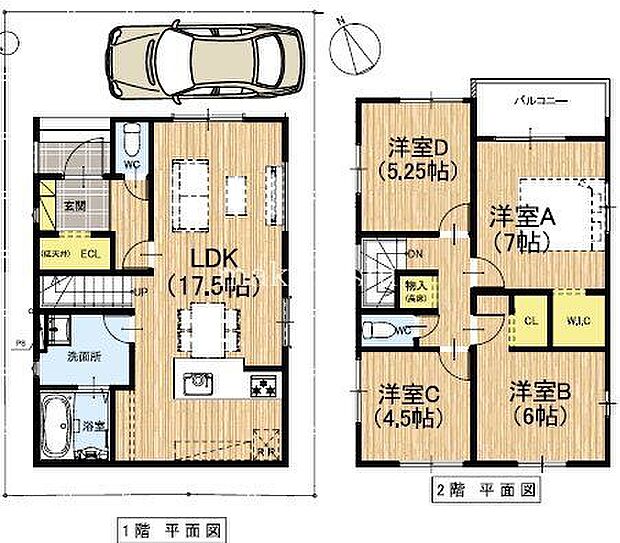 間取図堺市堺区老松町2丁 新築戸建2025年11月完成致しました