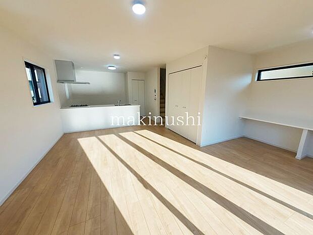 リビング約20.0帖とゆとりのあるリビングは家具の配置も自由自在、お好みのくつろぎ空間が作れます。