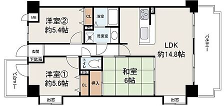 3LDK♪令和8年2月にフルリフォーム済♪室内とてもキレイです♪