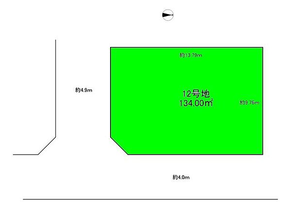 12号地：134.00m2(40.53坪)　2400万円